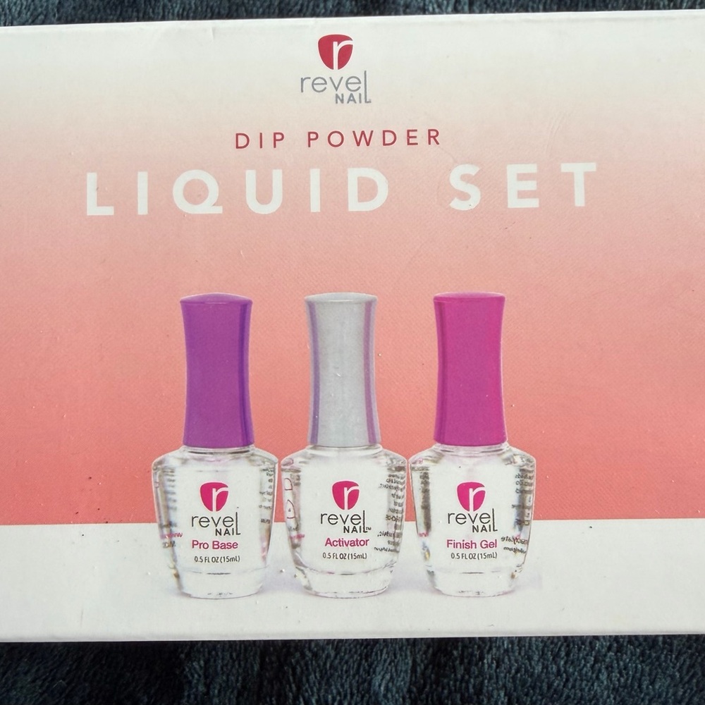 Rebel Dip Powder Liquid Set - Purple and Pink